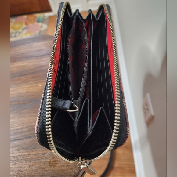 Pineda Covalin Brown Peacock Zip-around Wallet - Picture 5 of 9